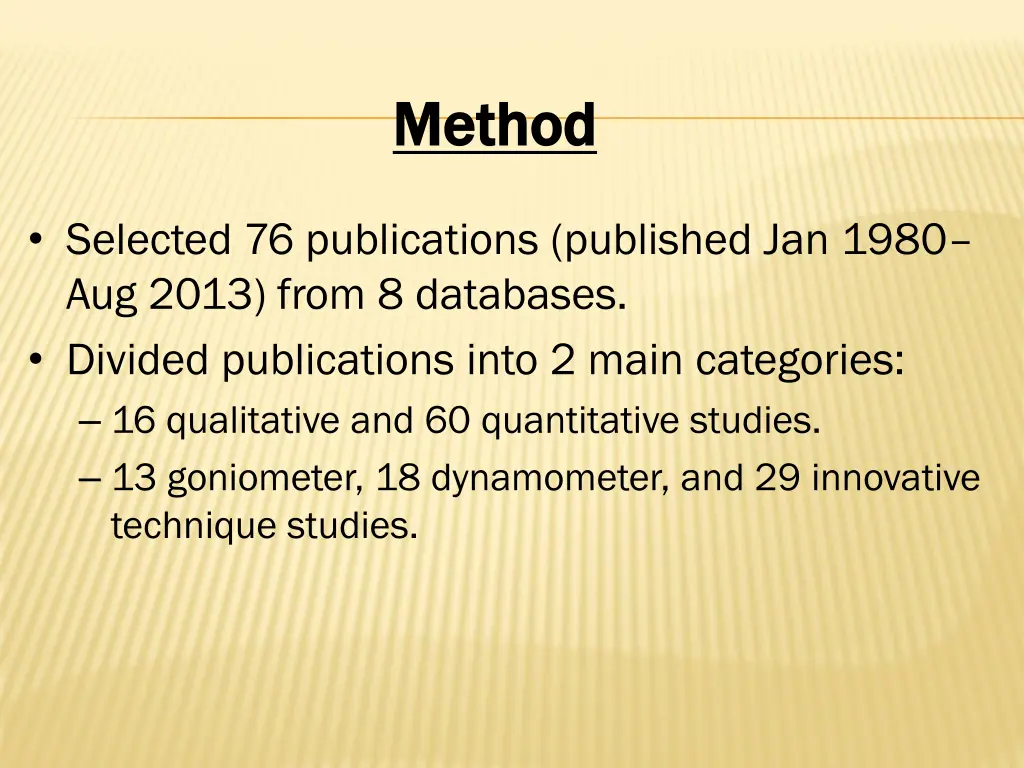 method method