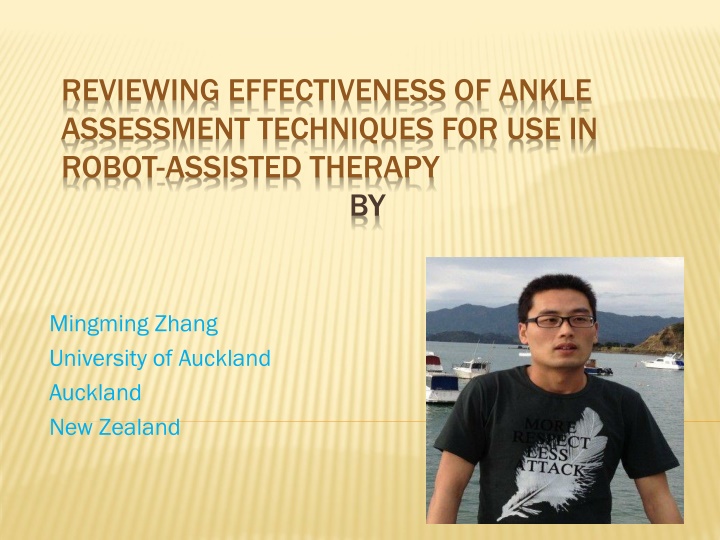 reviewing effectiveness of ankle assessment