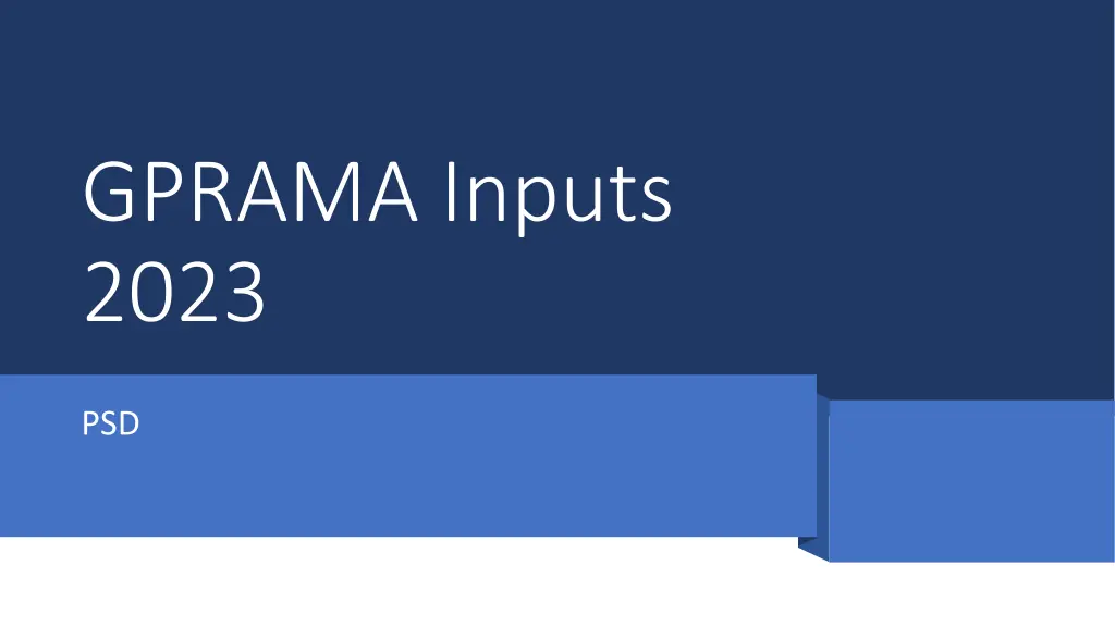 gprama inputs 2023