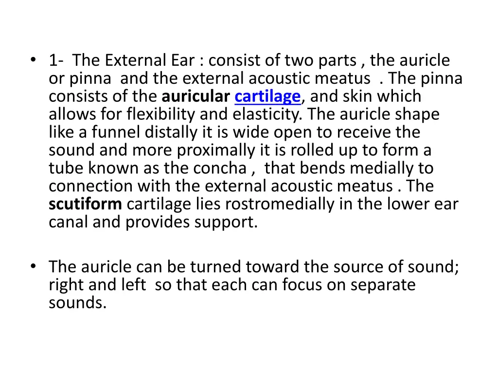 1 the external ear consist of two parts