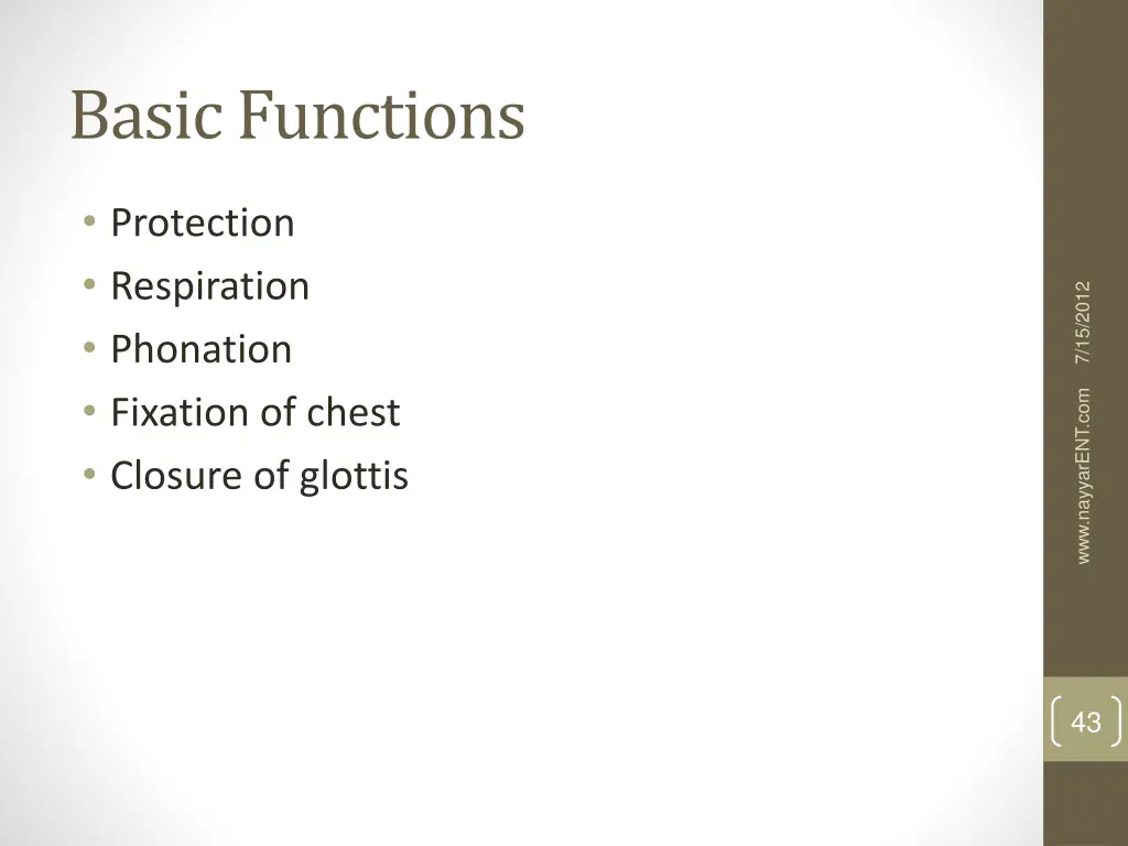basic functions