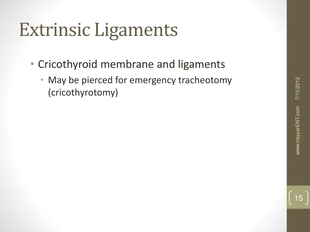 extrinsic ligaments 1