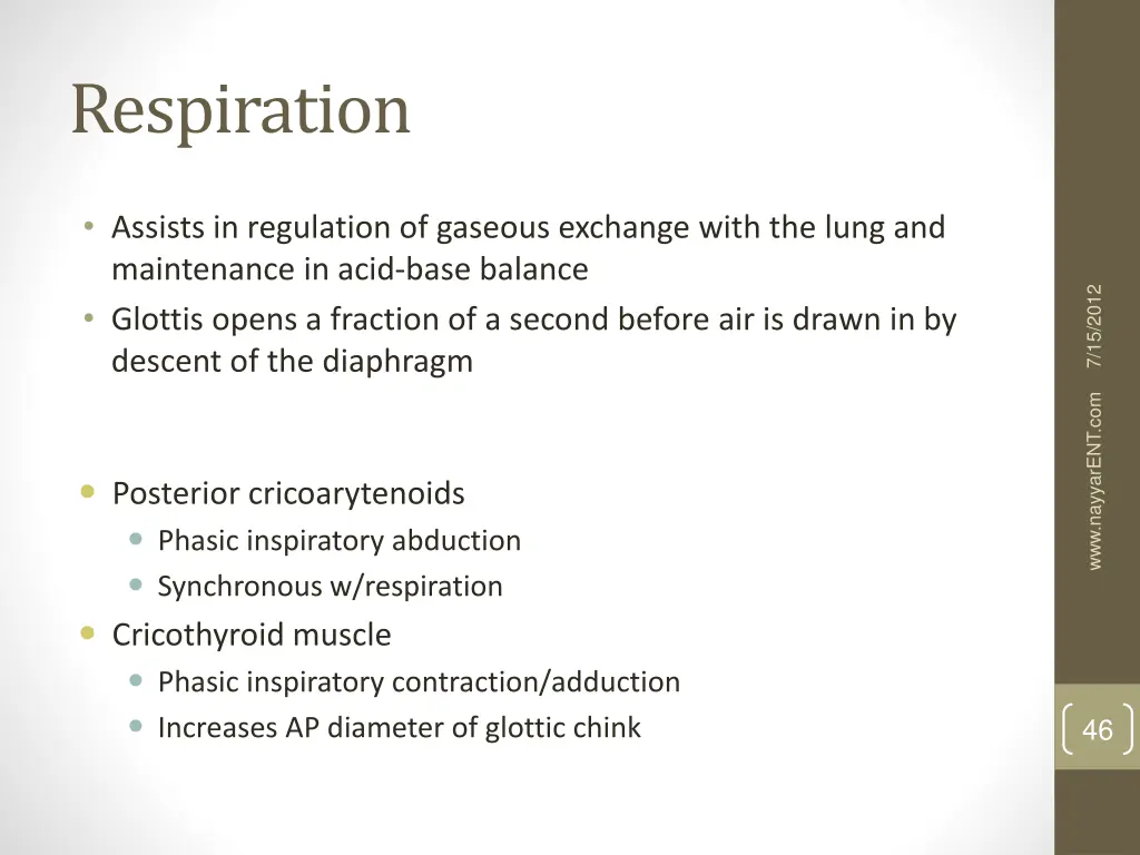 respiration