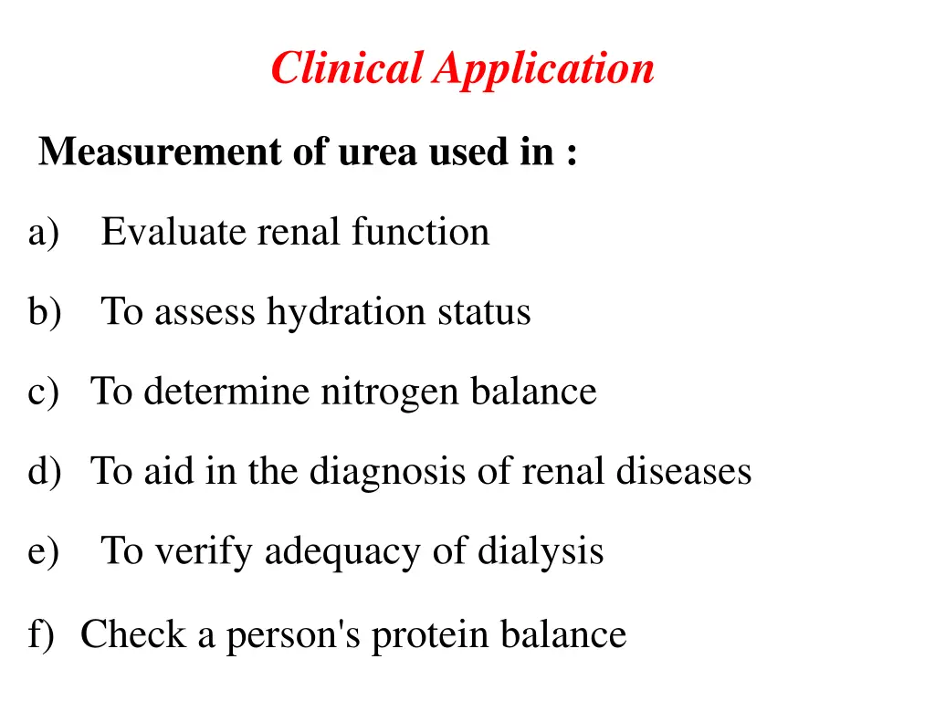 clinical application