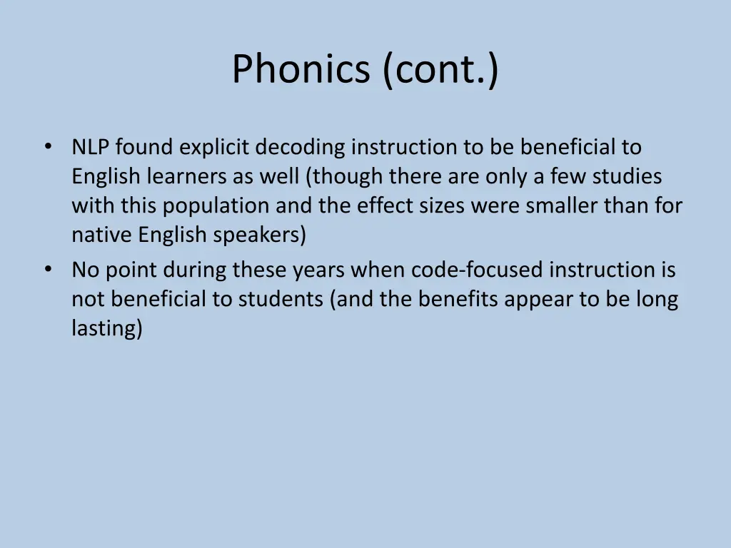 phonics cont 1