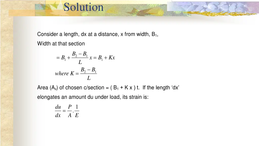 solution