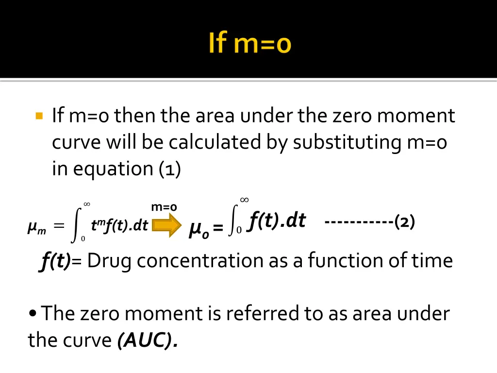 if m 0 then the area under the zero moment curve