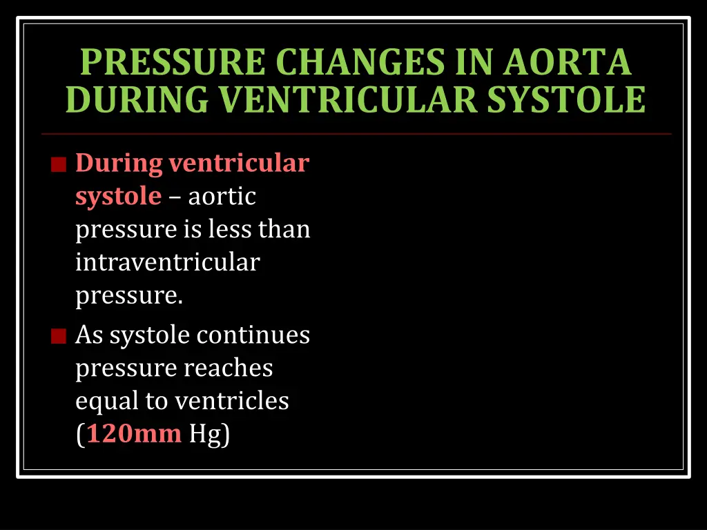 pressure changes in aorta during ventricular