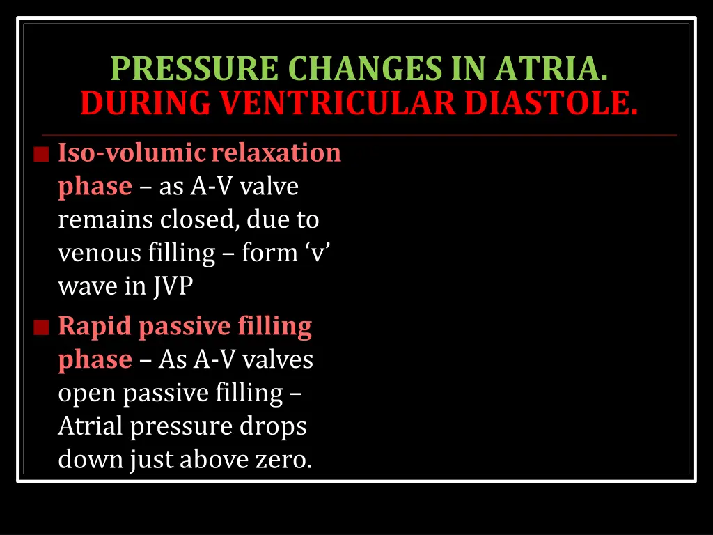 pressure changes in atria during ventricular 1