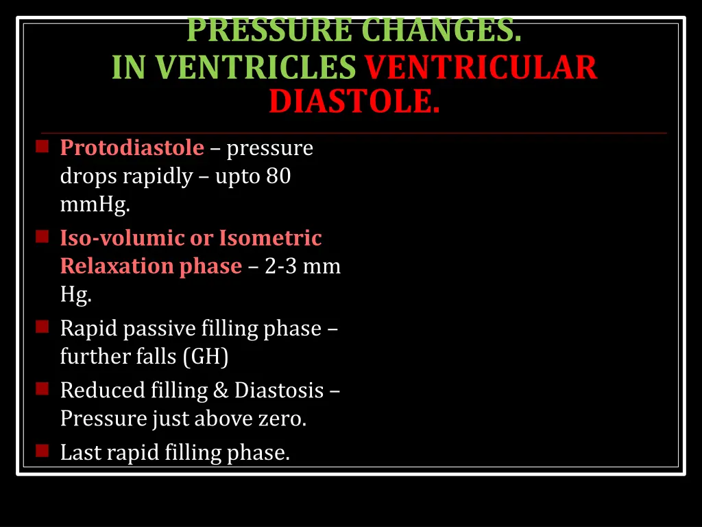 pressure changes in ventricles ventricular