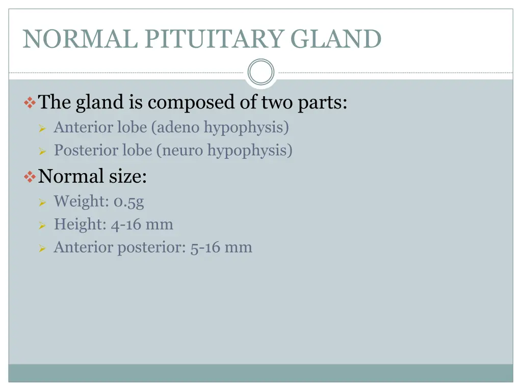 normal pituitary gland