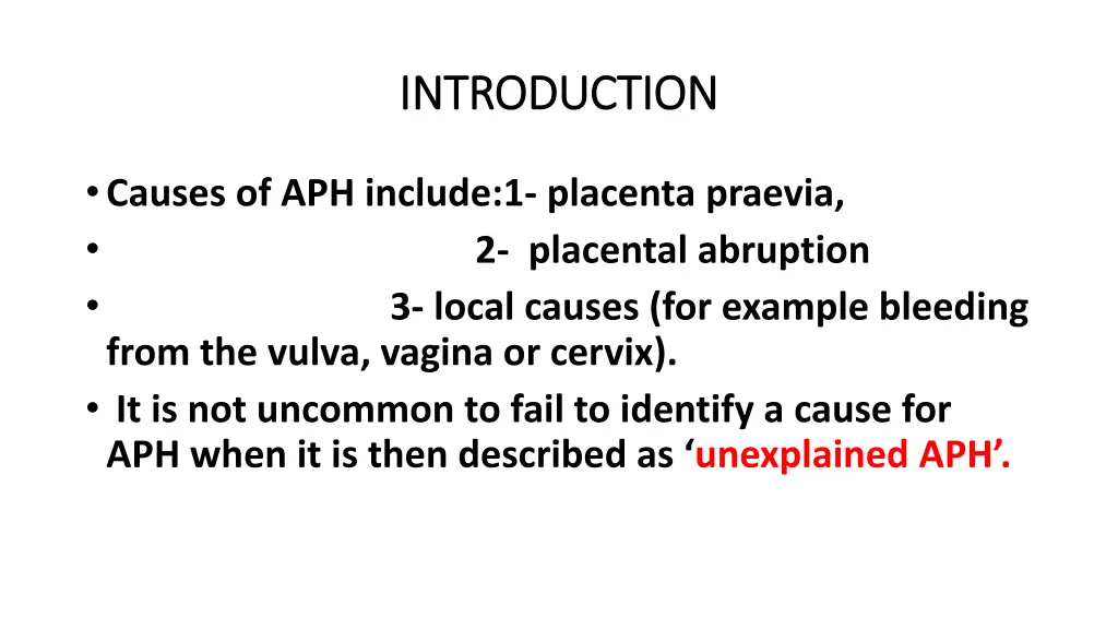 introduction introduction