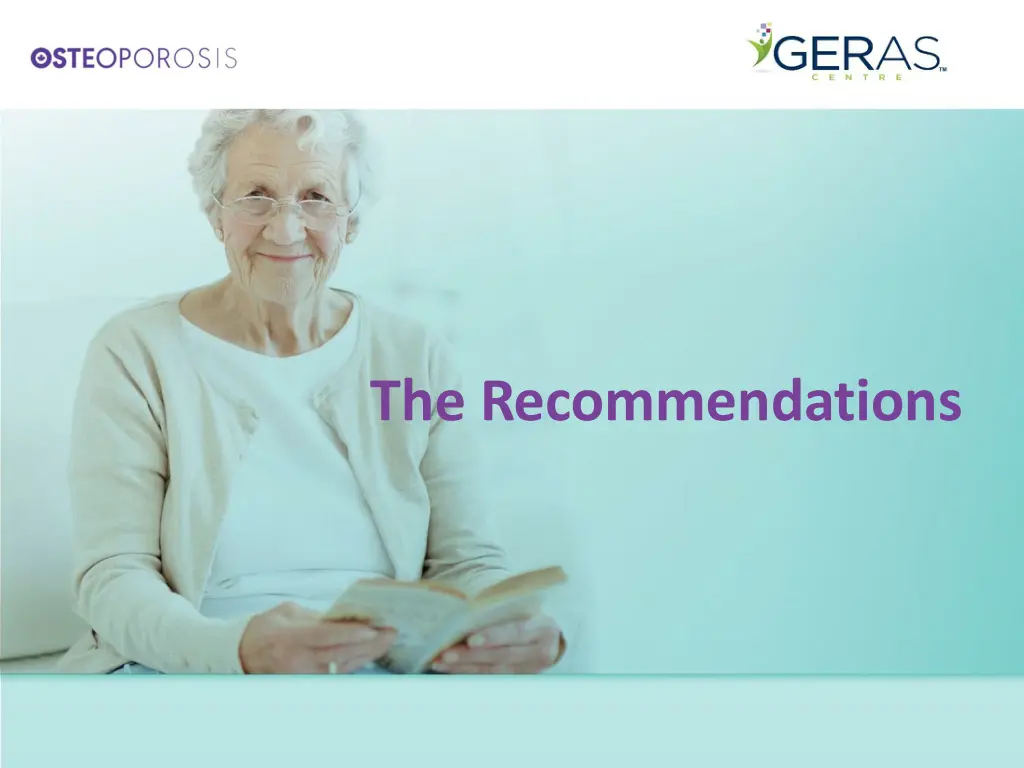 the recommendations