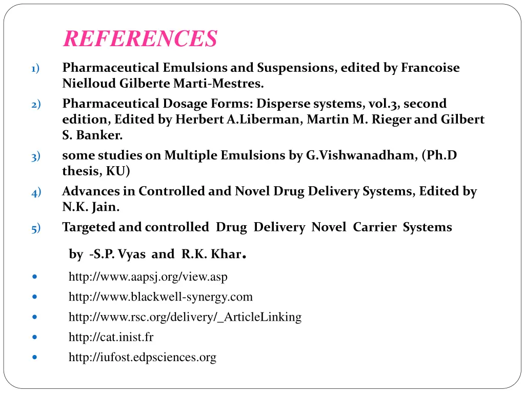 references