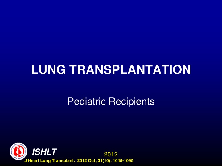 lung transplantation