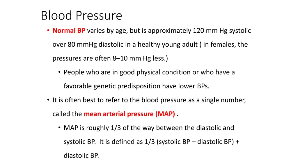 blood pressure normal bp varies
