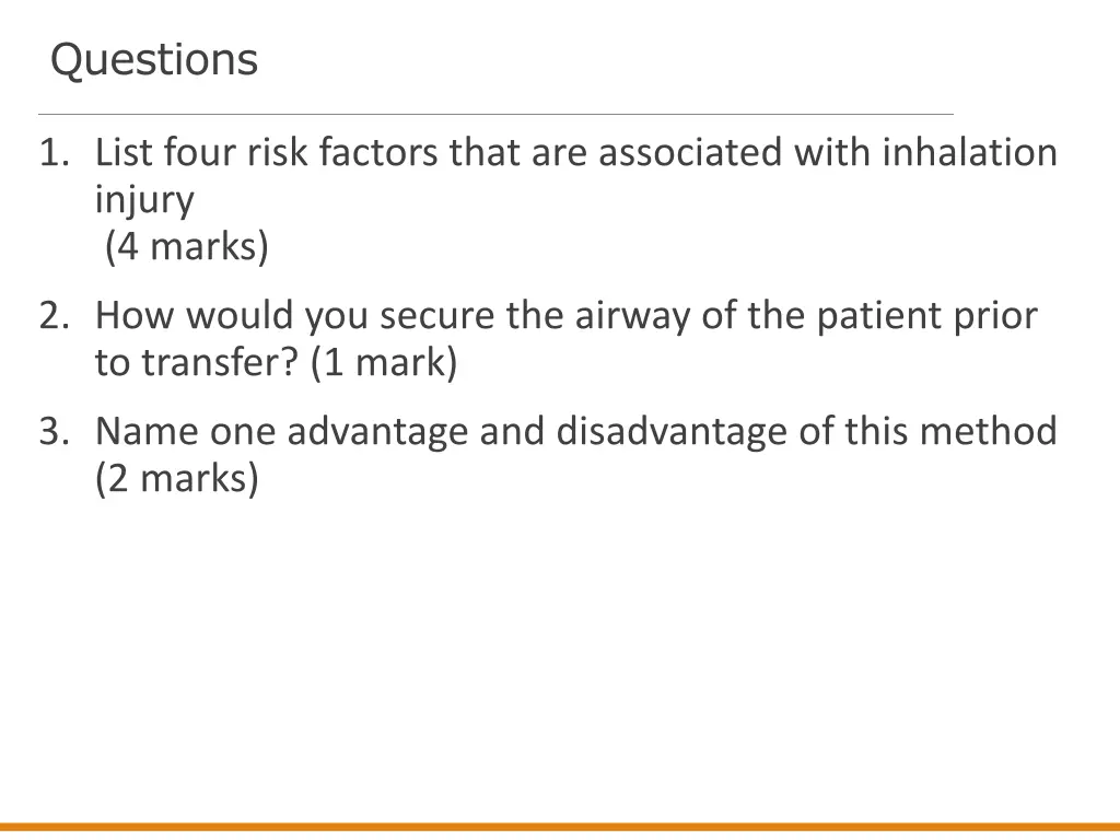 questions 5