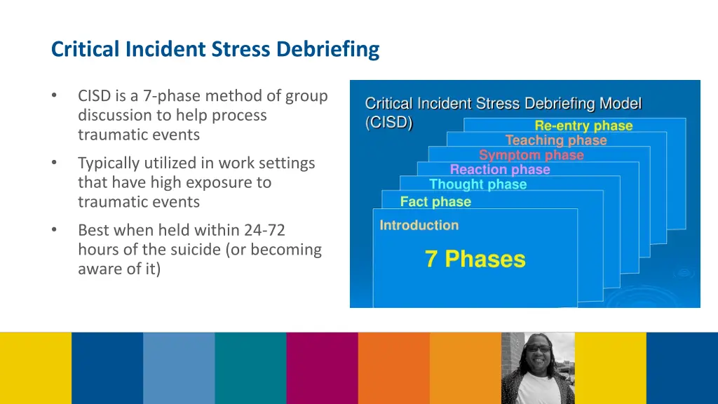 critical incident stress debriefing