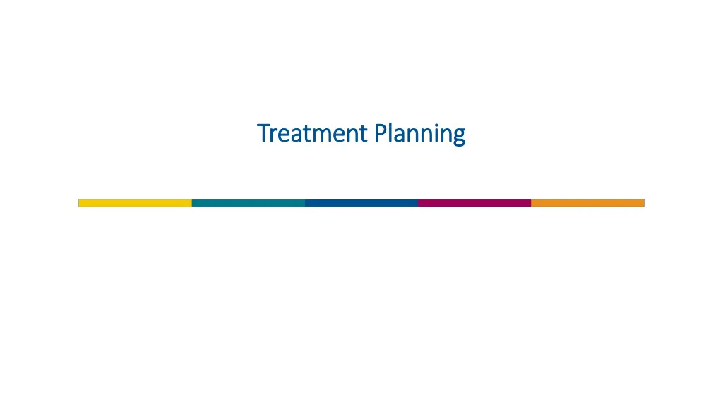 treatment planning treatment planning