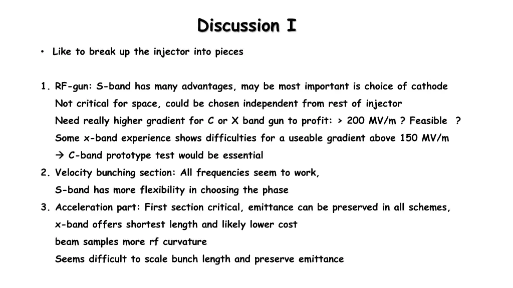 discussion i