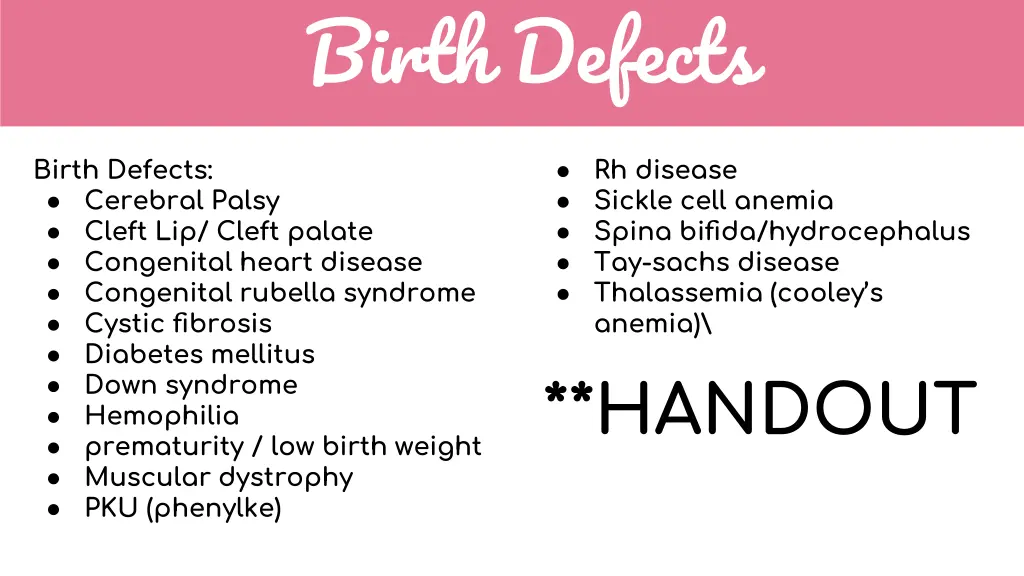 birth defects 1