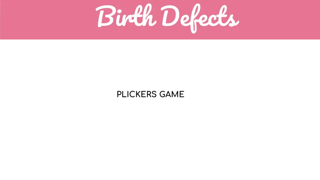 birth defects 2