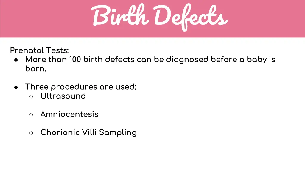 birth defects 5