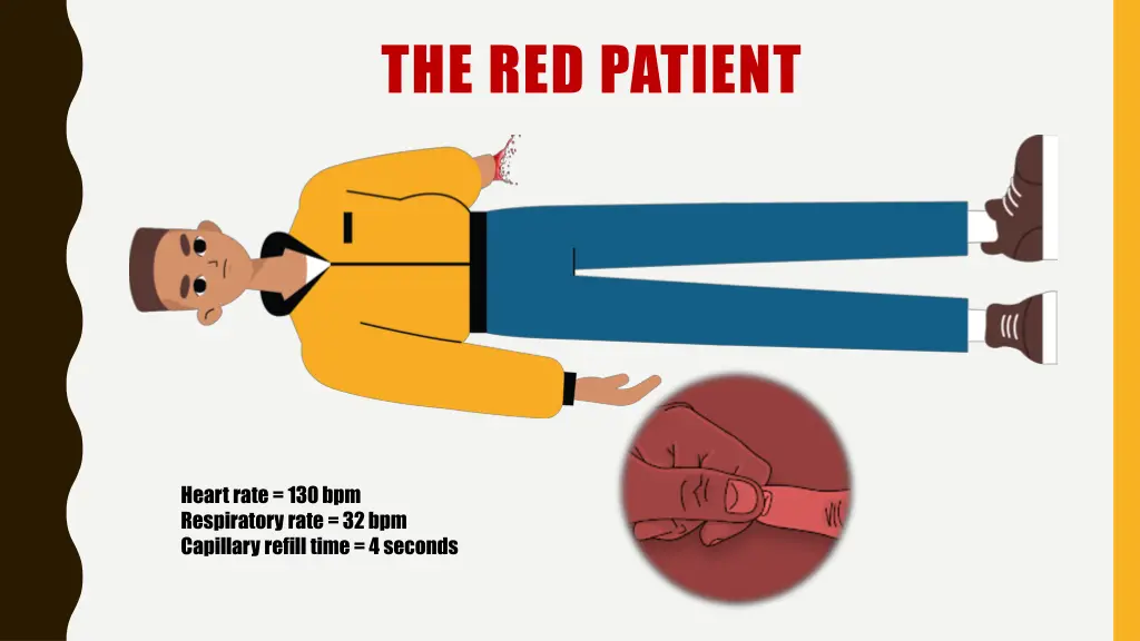 the red patient