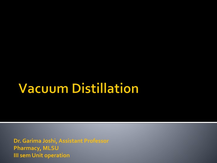 dr garimajoshi assistant professor pharmacy mlsu