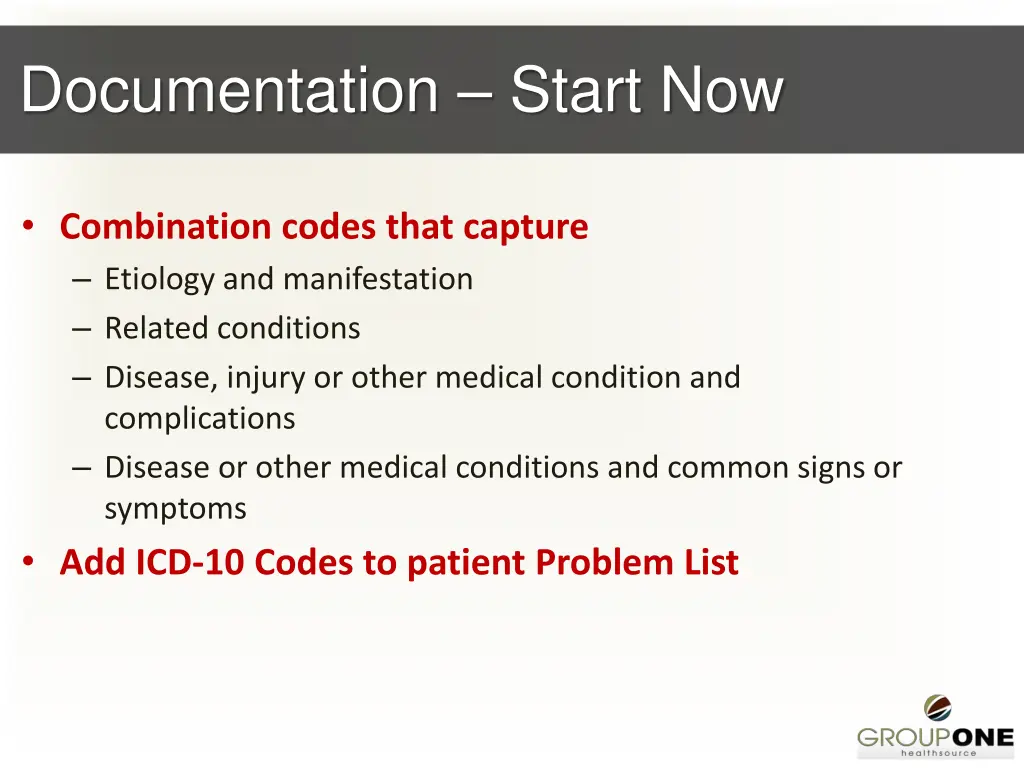 documentation start now 2