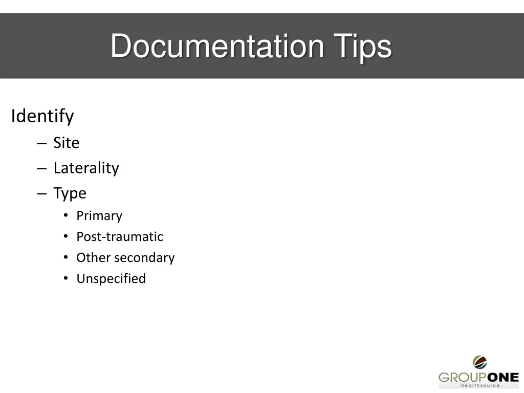 documentation tips 1