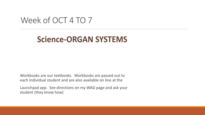 week of oct 4 to 7