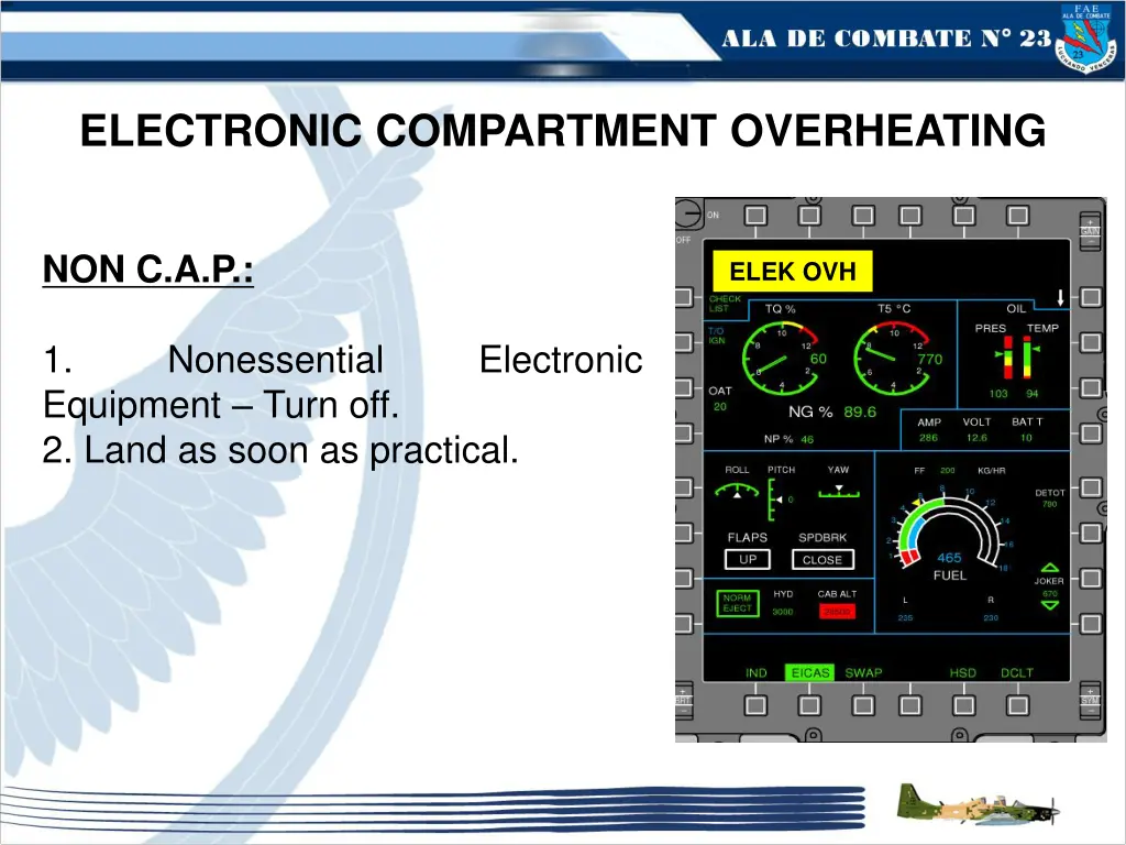 electronic compartment overheating 1