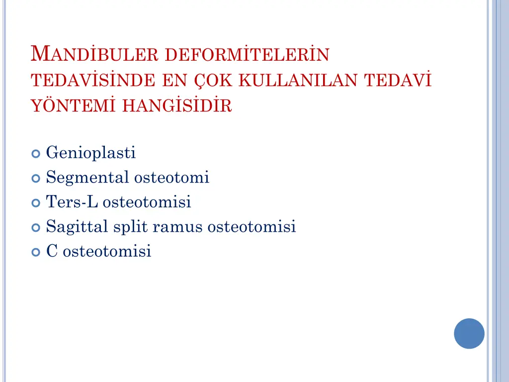 m and buler deform teler n tedav