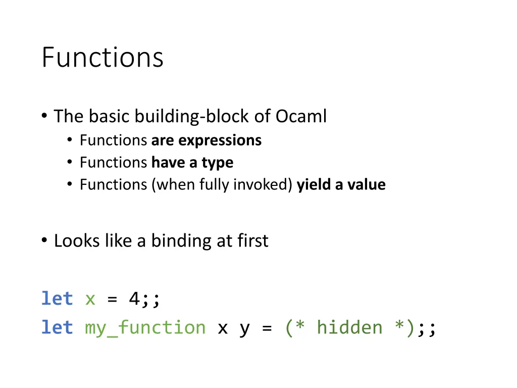 functions