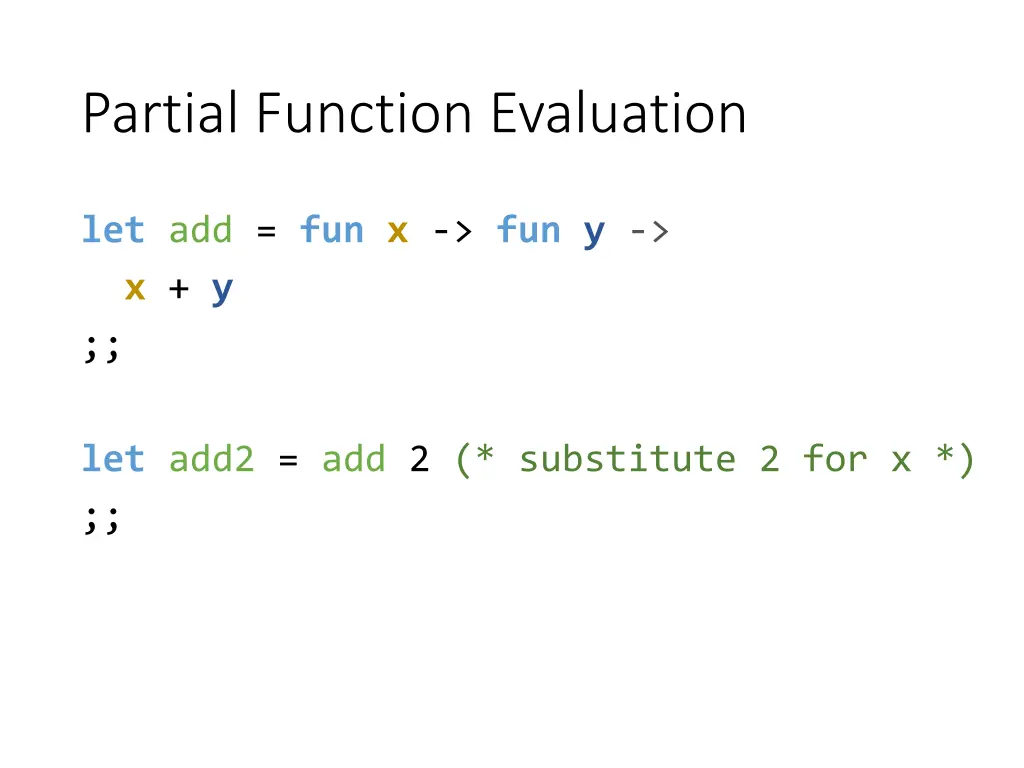 partial function evaluation 1