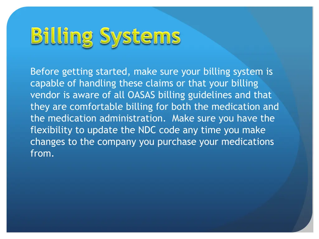 before getting started make sure your billing