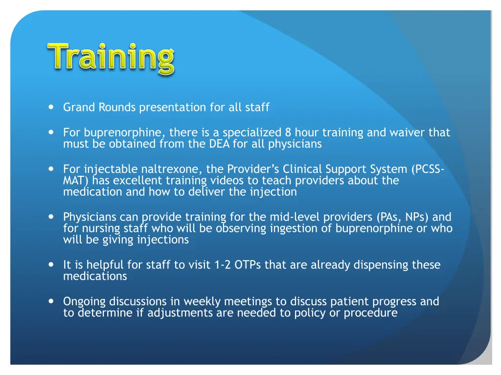 grand rounds presentation for all staff