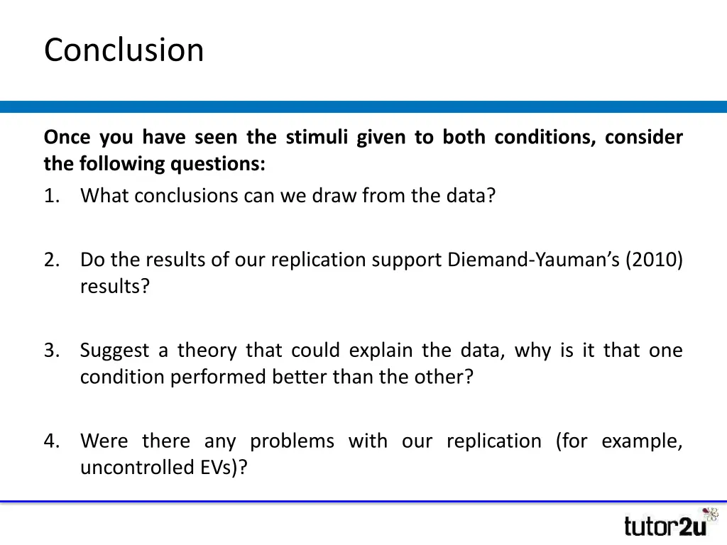 conclusion