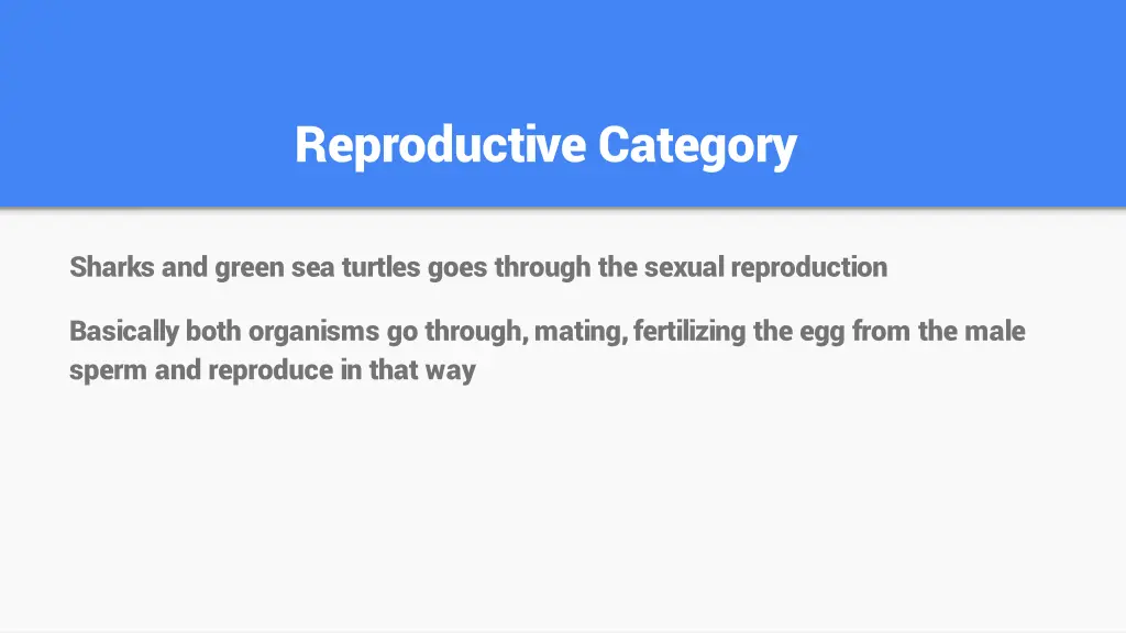 reproductive category