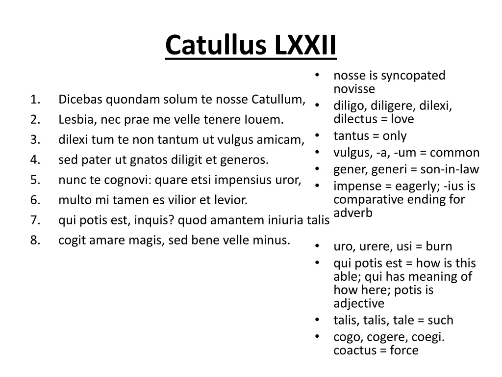 catullus lxxii