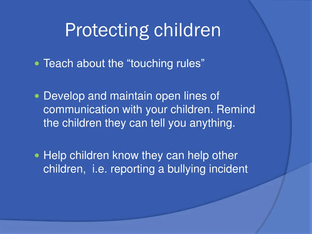protecting children