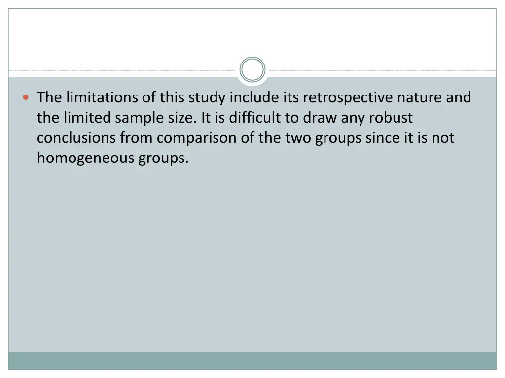 the limitations of this study include
