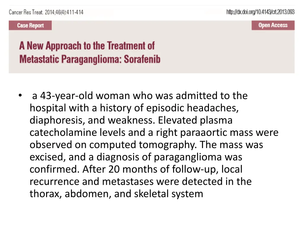 a 43 year old woman who was admitted