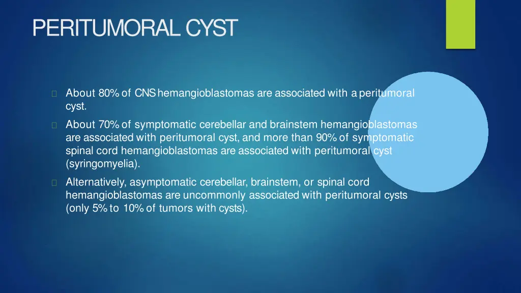 peritumoralcyst