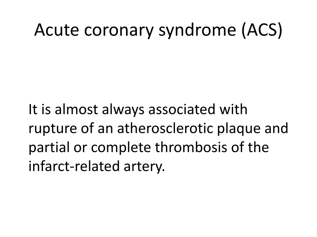 acute coronary syndrome acs 1