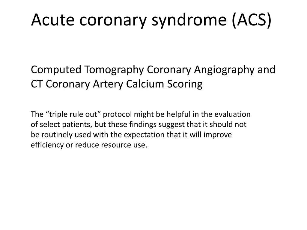 acute coronary syndrome acs 18