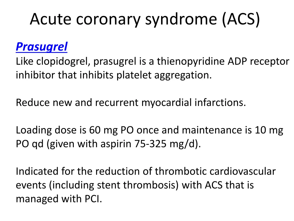 acute coronary syndrome acs 30