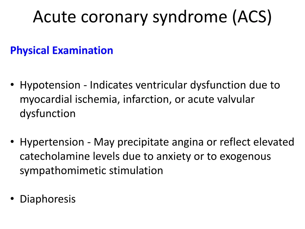 acute coronary syndrome acs 5