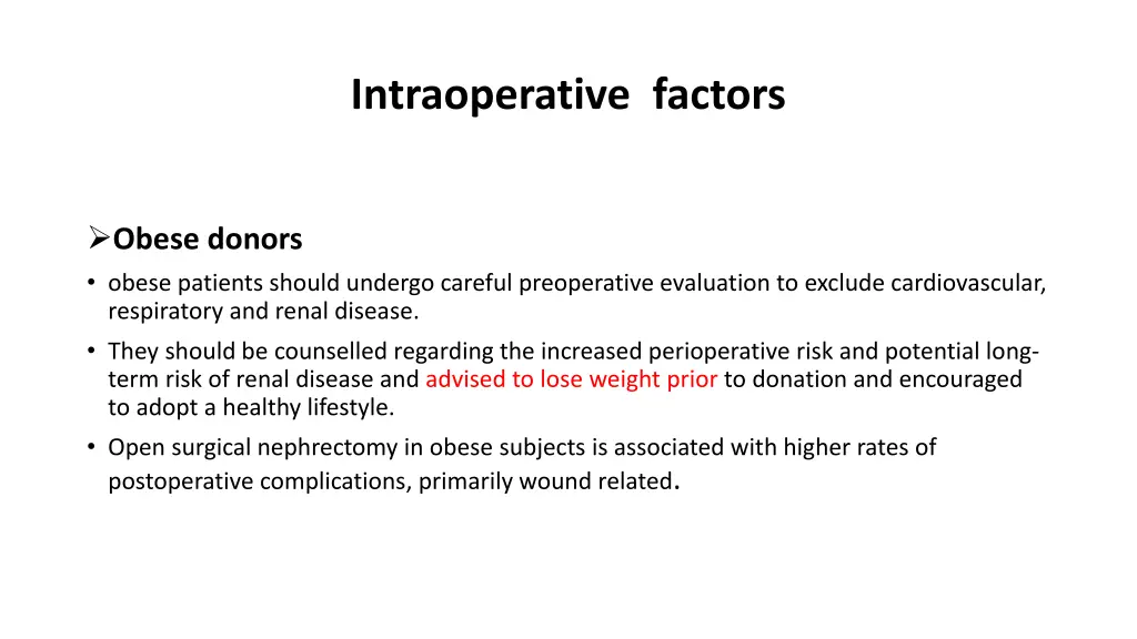 intraoperative factors 6